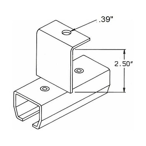 Threaded Rod Track Splice Connector – AKON – Industrial Curtain Track