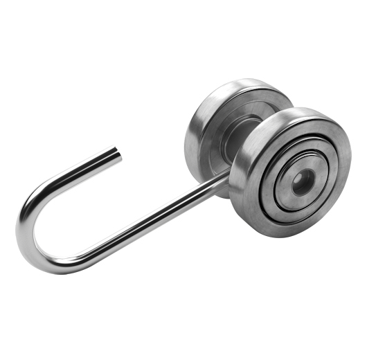 10 Stainless Steel Ceiling Hooks With Round Base For Overhead Wall