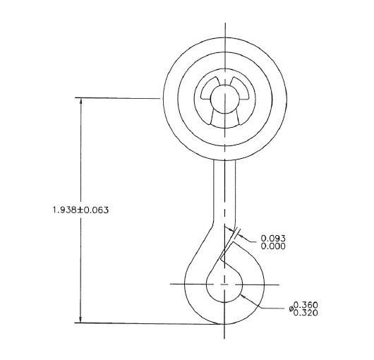 Steel Wheel Curtain Hooks – 16SR1