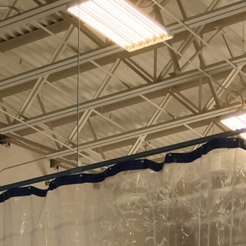Suspended Curtain Track System – AKON – Industrial Curtain Track