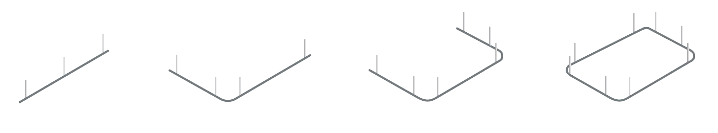 overhead roller track system