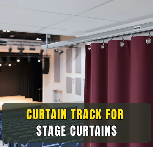 Ceiling Mounted Stage Curtain Track