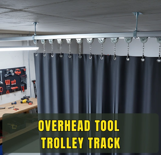 Ceiling Mounted Overhead Tool Trolley Track