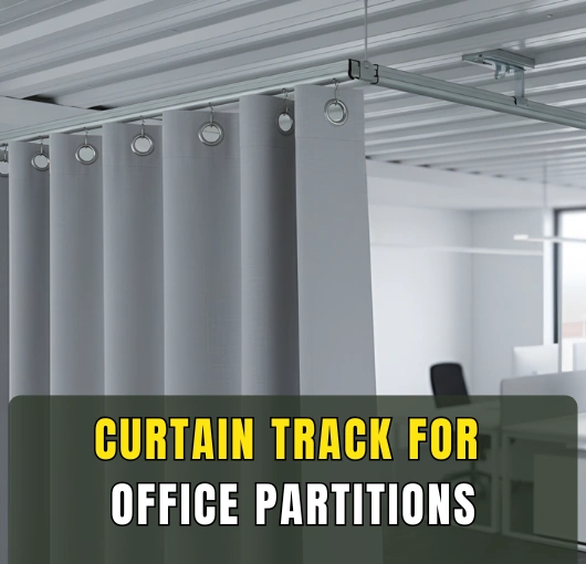 Curtain Track for Office Partitions