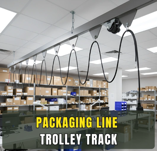 Packaging Line Trolley Track System