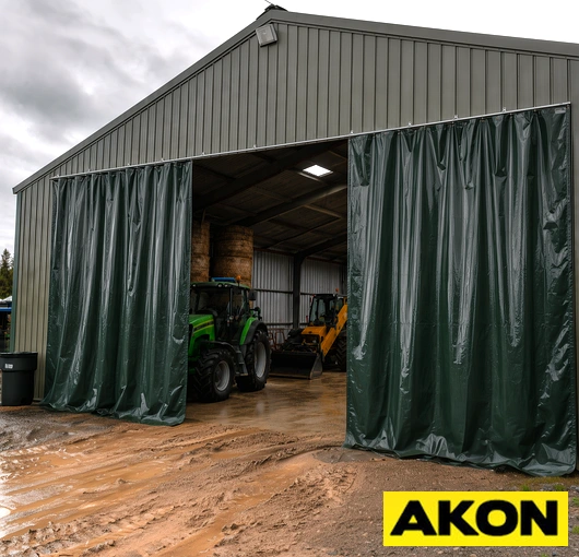 Galvanized steel tarp curtain track