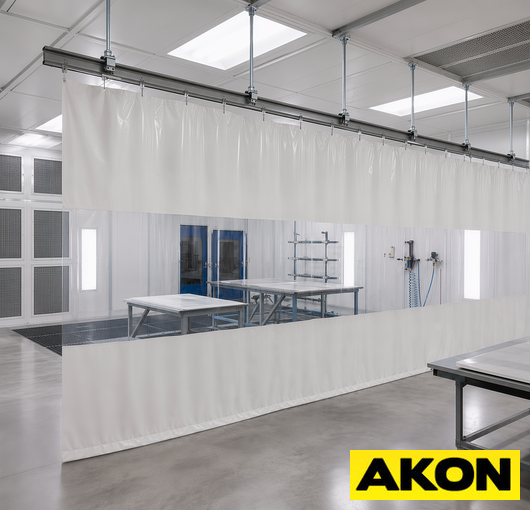 Paint spray booth curtains for cleaner safer workspaces