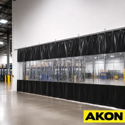Galvanized roller hook curtain system