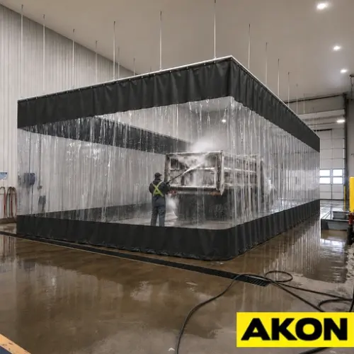 Industrial ceiling mounted steel track system